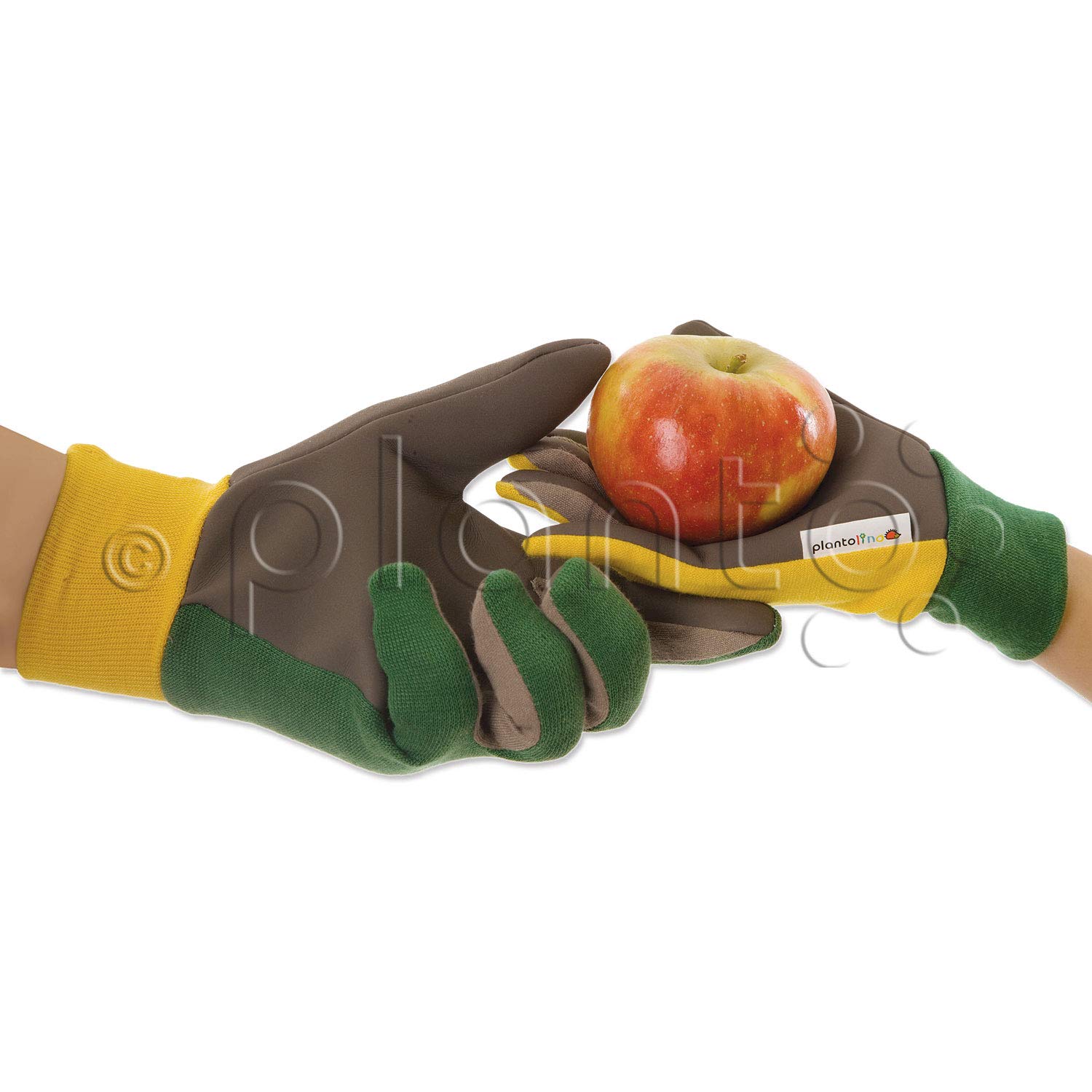 planto Garten Handschuh Set Tall & Small Gartenhandschuhe für Mütter und Kinder Arbeitshandschuhe, Größe 8 + 6 (M + XS) Weiche Stretch Handschuhe im Set (6er Pack = 12 Paar)