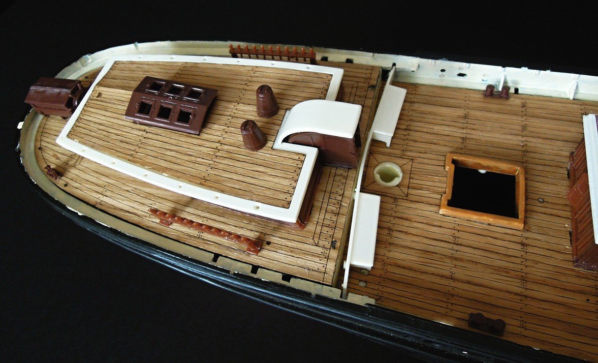Revell Cutty Sark - realistyczny drewniany pokład bukowy do modelu 1:96