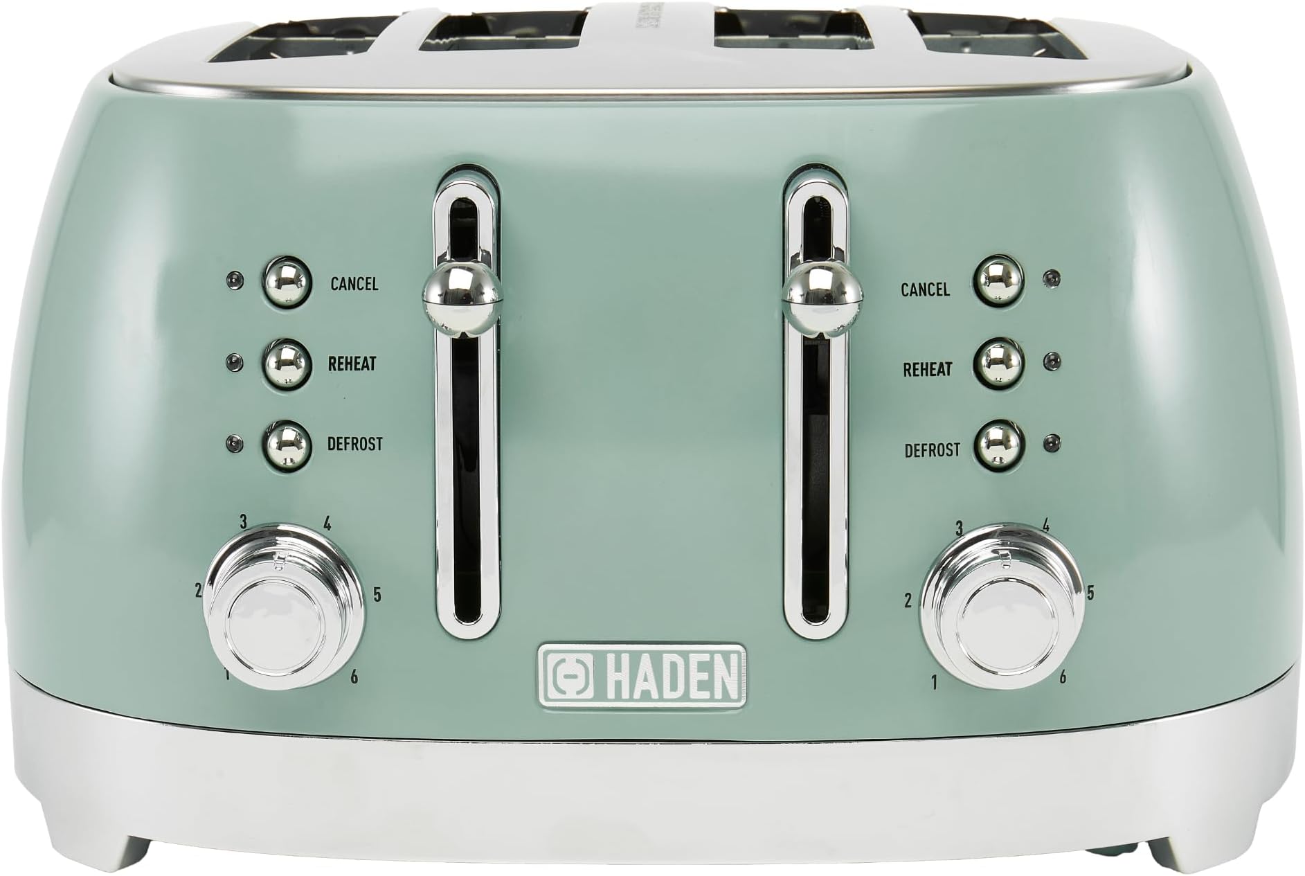 Haden Bristol Putty 4 Slice Toaster Temperature Control, Easy To Clean, Efficient & Safe