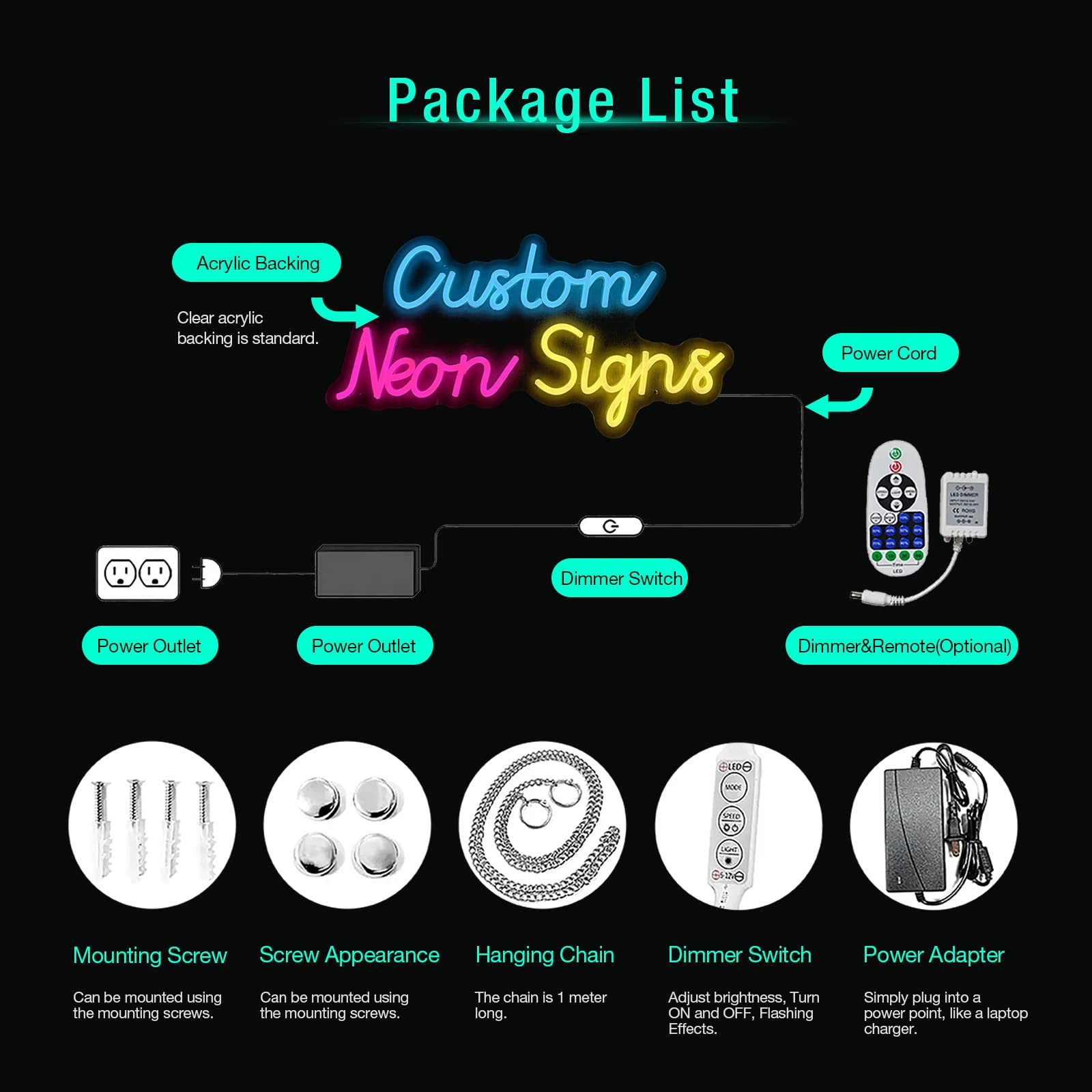 Insegne al neon personalizzate, cartello luminoso a LED personalizzato, nome della famiglia personalizzabile con data di stabilimento, luci al neon per matrimoni, casa, anniversari, feste