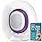 RUGUO Sitz Bath for Toilet Seat - Yoni Steam Seat - Sitz Bath for Hemorrhoids and Postpartum Care - Portable Bidet BPA Free - Foldable Basin for Epsom Salt Soak - Amethyst