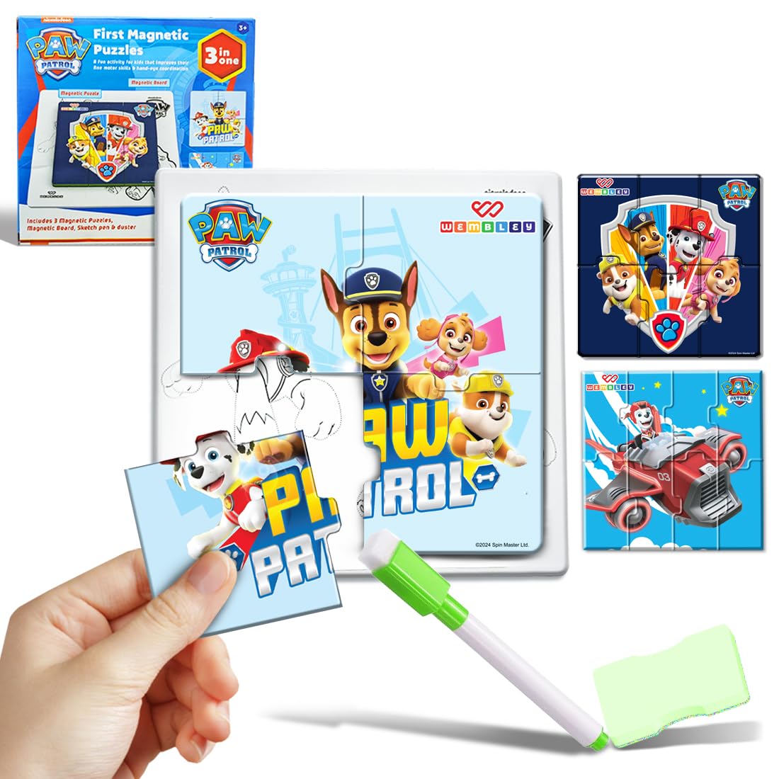 See full amazon price history chart for Wembley Magnetic Puzzles for Kids Activity Toys Paw Patrol 4 in 1 Childrens Game Educational Learning DIY Creative Set Dot-to-Dot Sketching Includes 4 Puzzles, Sketch Pen, Board and Duster Wembley Magnetic Puzzles for Kids Activity Toys Paw Patrol 4 in 1 Childrens Game Educational Learning DIY Creative Set Dot-to-Dot Sketching Includes 4 Puzzles, Sketch Pen, Board and Duster (B0D9WBY7B7) Amazon Price History, Amazon Price Tracker