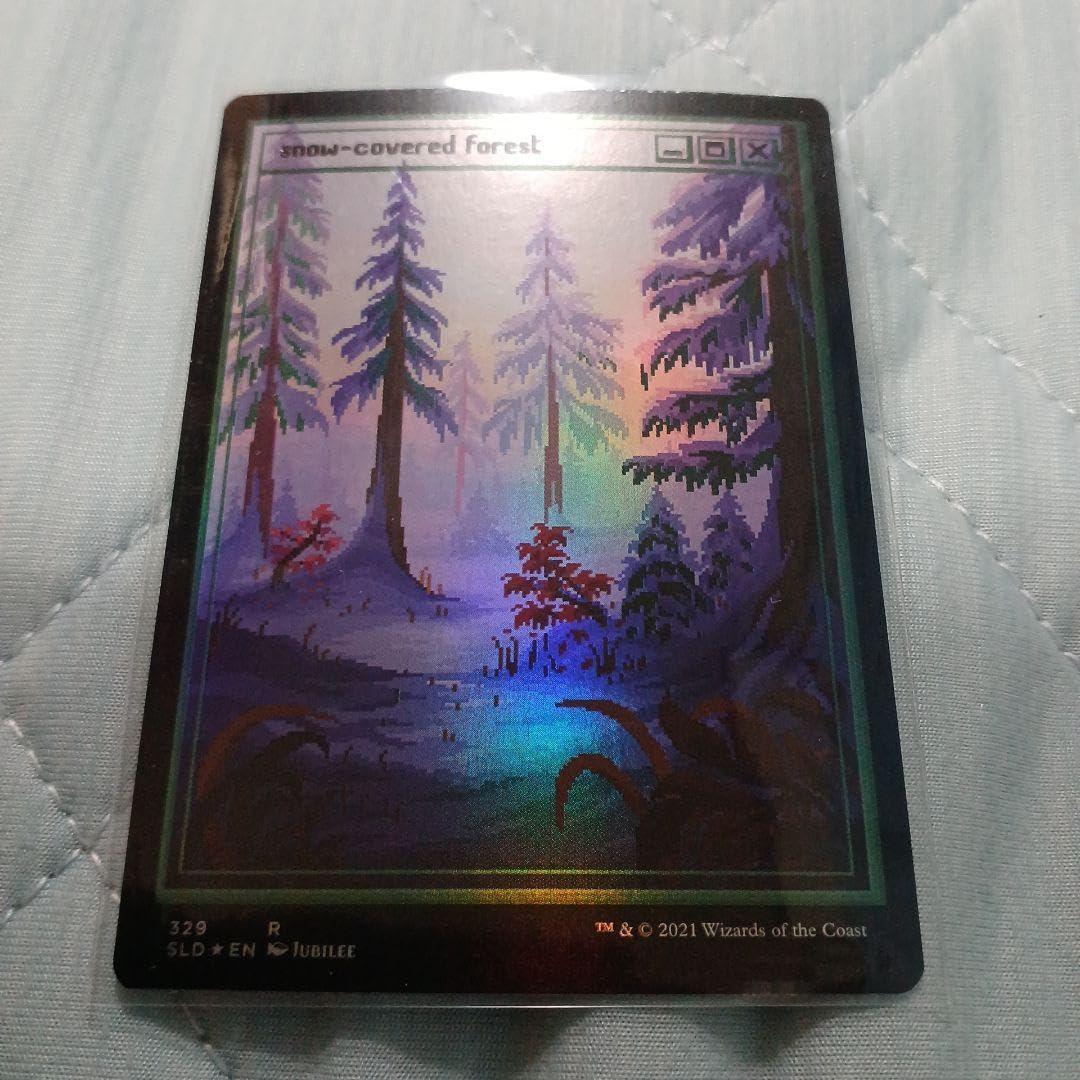 Amazon.co.jp: MTG 冠雪の森 SLD 英語版foil : Toys & Games