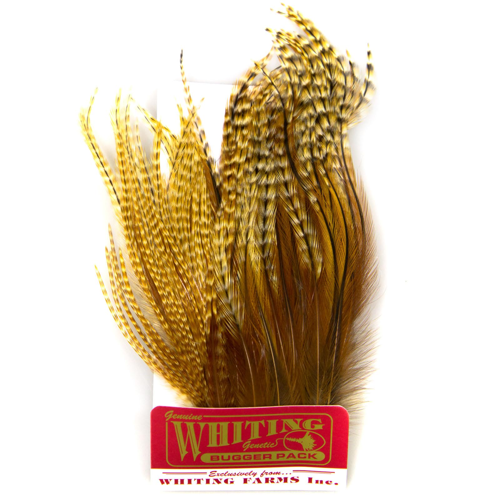 Whiting Farms Dark Olive Fishing Hooks (Pack of 10)