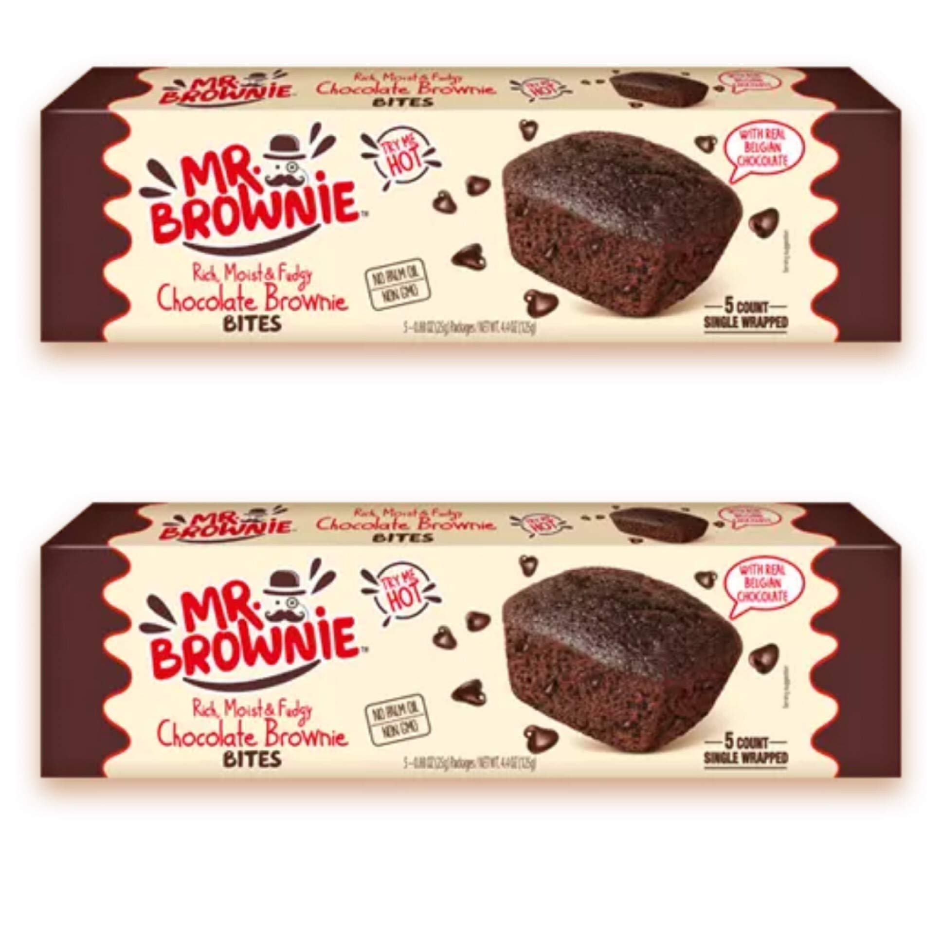 Buy Mr Brownie Chocolate Brownie Bites 2 Boxes (5 Individually