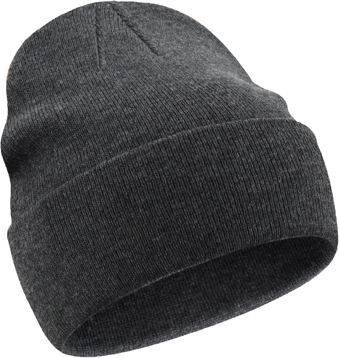 100% Cotton Beanie Hats for Women Men Winter Soft Warm Knit Cuffed Hats Fisherman Beanie Skull Cap Unisex