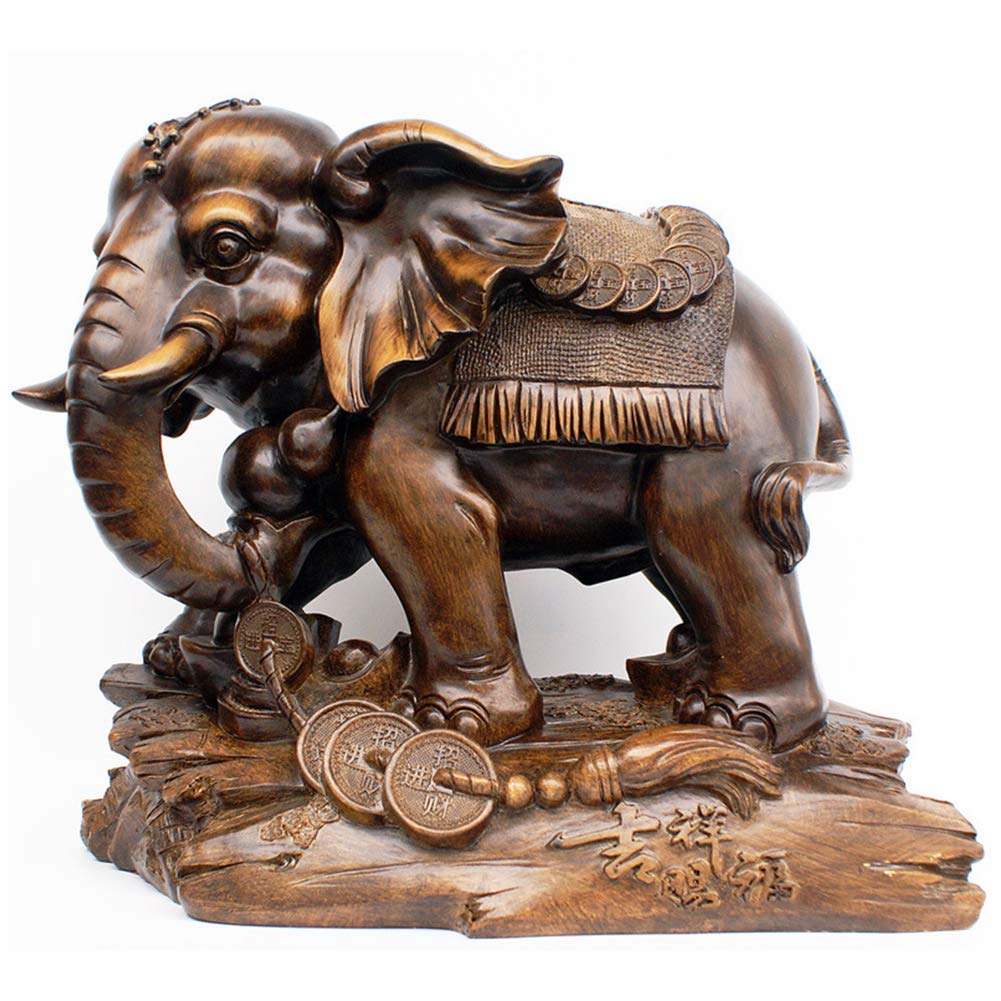 Éléphant Feng Shui décor de salon chic et zen pour harmoniser les énergies de la maison