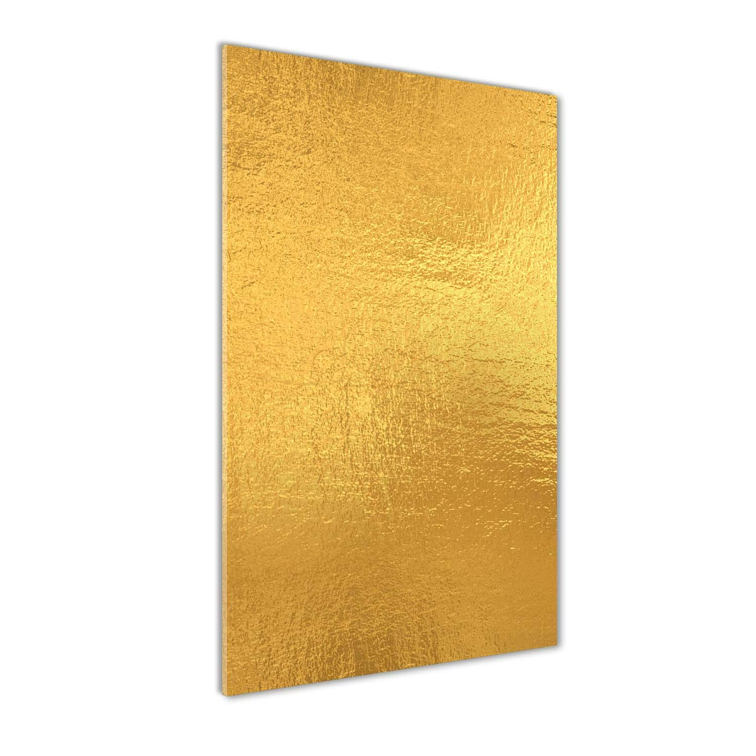 Impression sur Verre Acrylique Tulup 60x120 cm - Décoration Murale Fond de Feuille d'or Chic