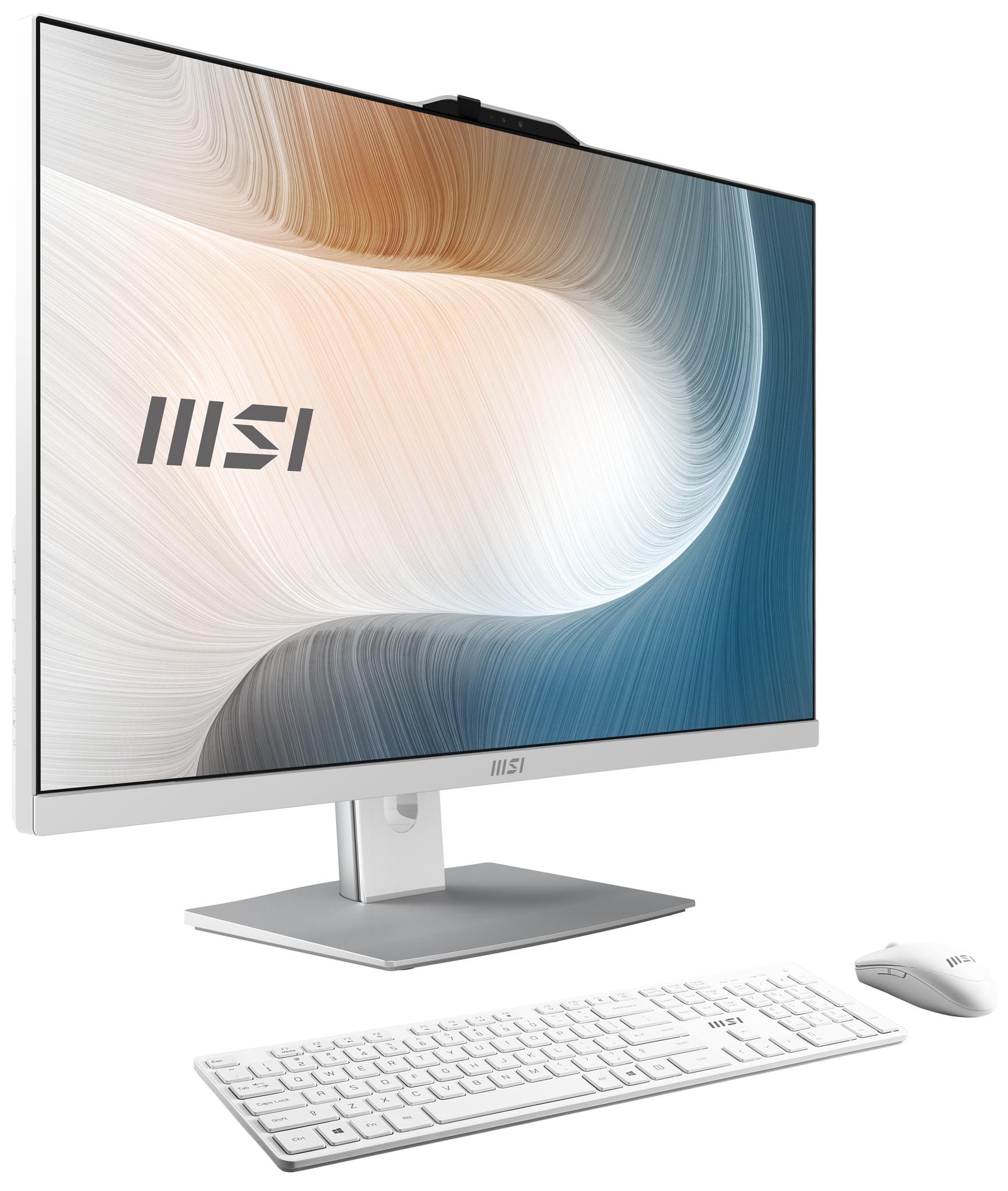 MSI Modern AM272P 1M 846EU All-in-One PC 27" FHD IPS Intel Core 7 150U 16GB DDR5 SSD 1TB NVMe WiFi 6E Windows 11 Pro Bianco