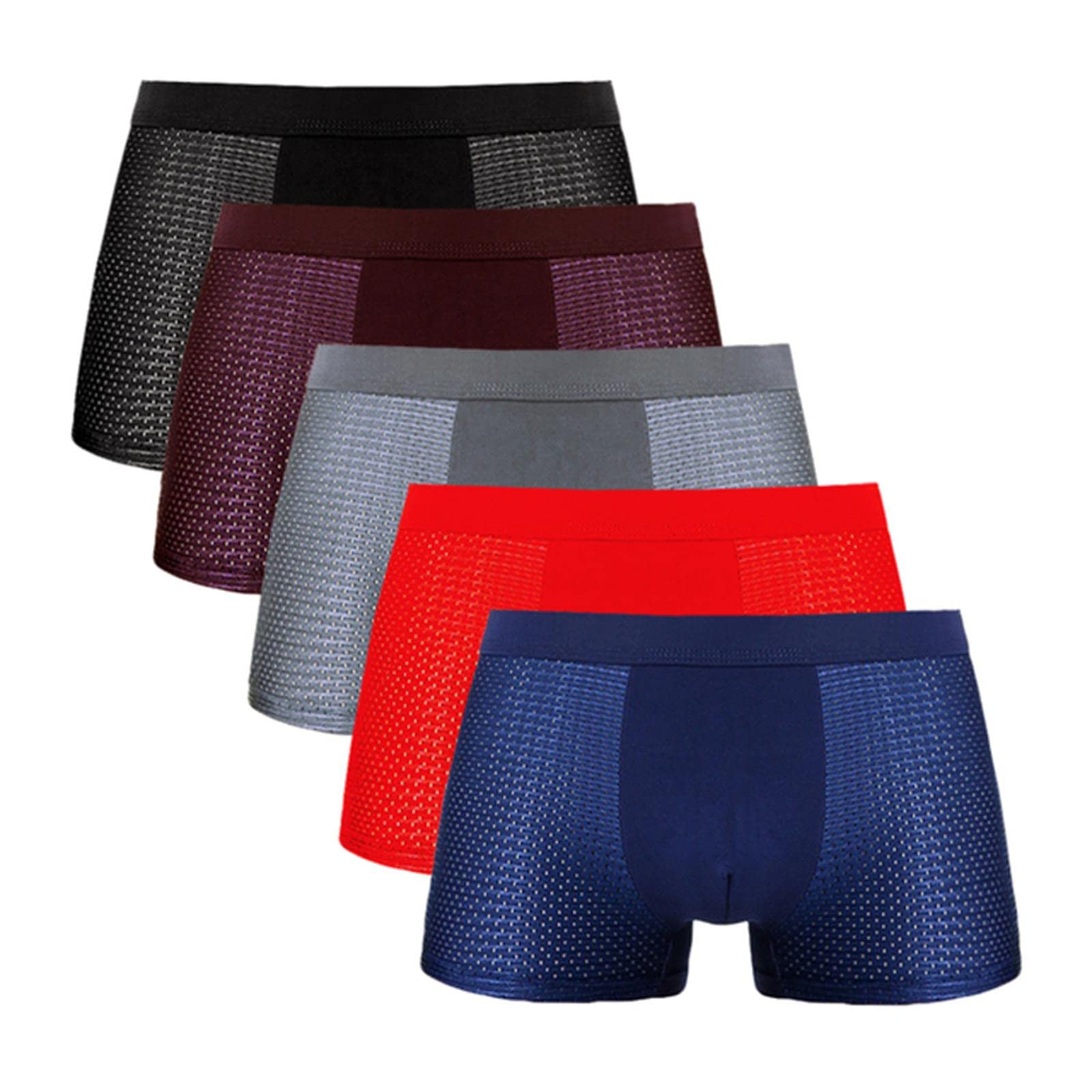 Boxer Uomo 5Pcs/Lotto Mens Mens Boxer