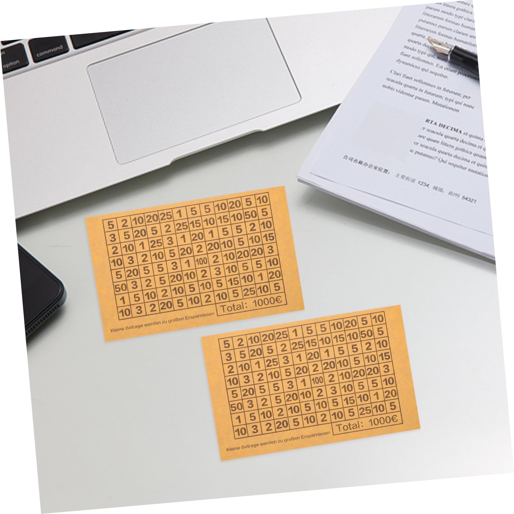 Pegatinas Adhesivas para Hucha de Ahorro, 20 Hojas de Papel Creativo para Proyectos Diy, Decoración y Enseñanza del Significado del Dinero para Niños