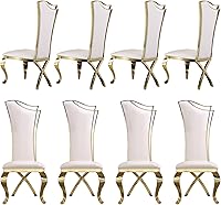Vista 25 de ACEDÉCOR Juego de 4 sillas de comedor de terciopelo, sillas de cocina tapizadas de lujo negras con respaldo alto aerodinámico, modernas y hermosas