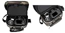 adventIQ Camera Bag Compact Retrospective Camera Shoulder Bag for DSLR/SLR & Mirrorless – Fits Nikon, Canon, Sony – Camera Bag for Travel – Shockproof Sling Case for Lens Water-Resistant | Army Print gallery image