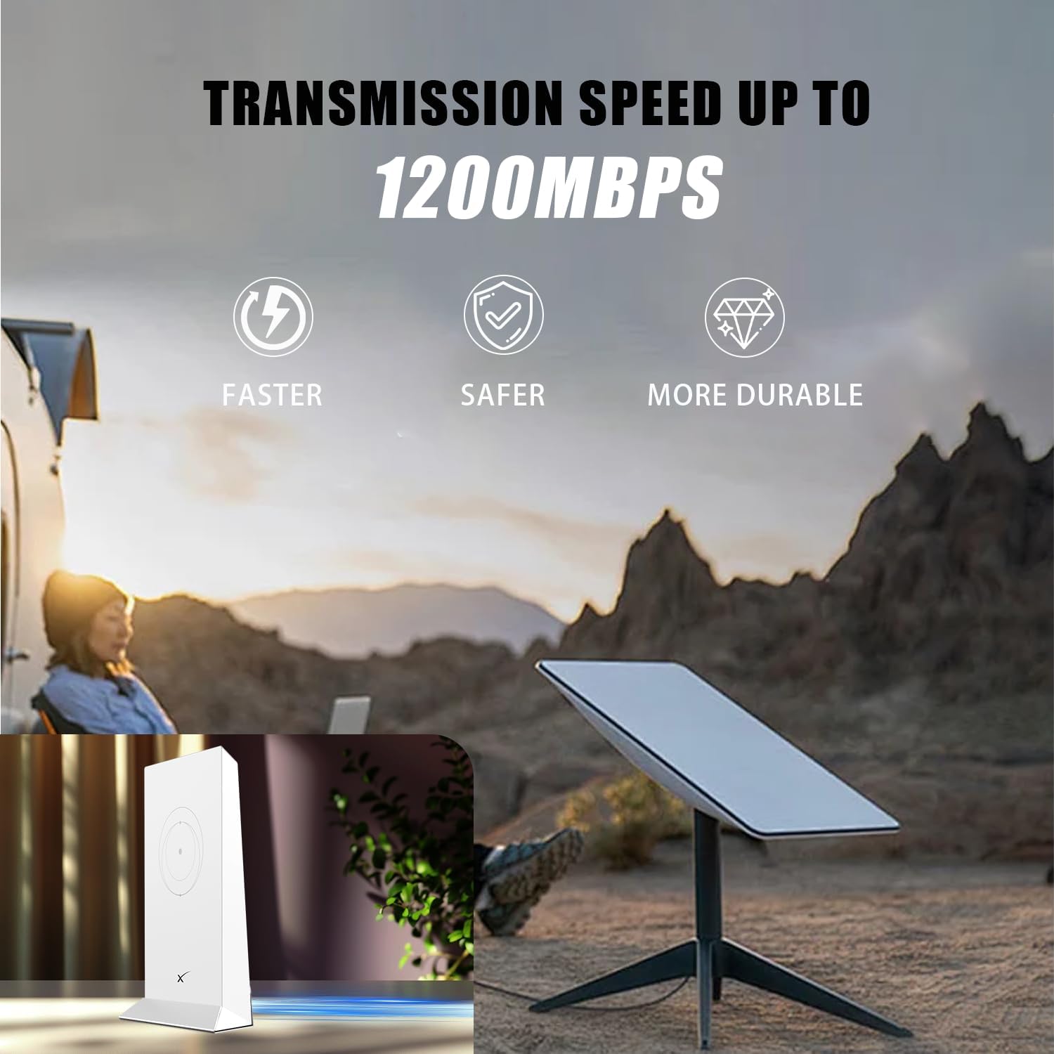 Zinweyton Starlink Cable Gen2 75FT/23M for Starlink Gen 2 Standard