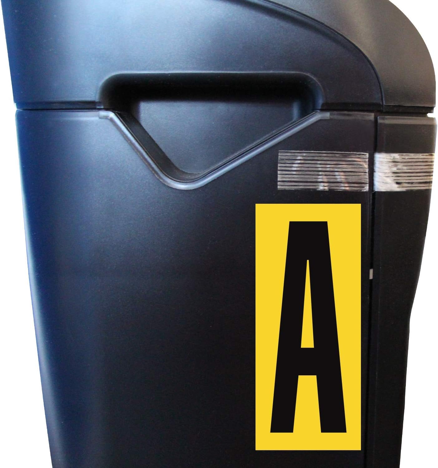 SmartSign Letters A-Z Mylar Adhesive Numbers & Letters Sticker Label | 26 Cards/Kit, 1.5" x 3.5", Made in USA