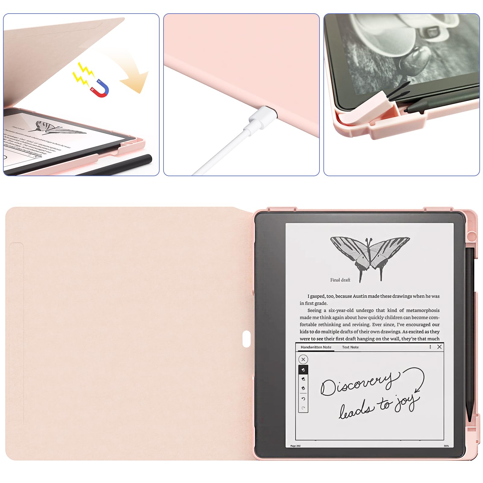 Amazon.co.jp: E NET-CASE Kindle Scribe用ケース - 軽量でハードな 