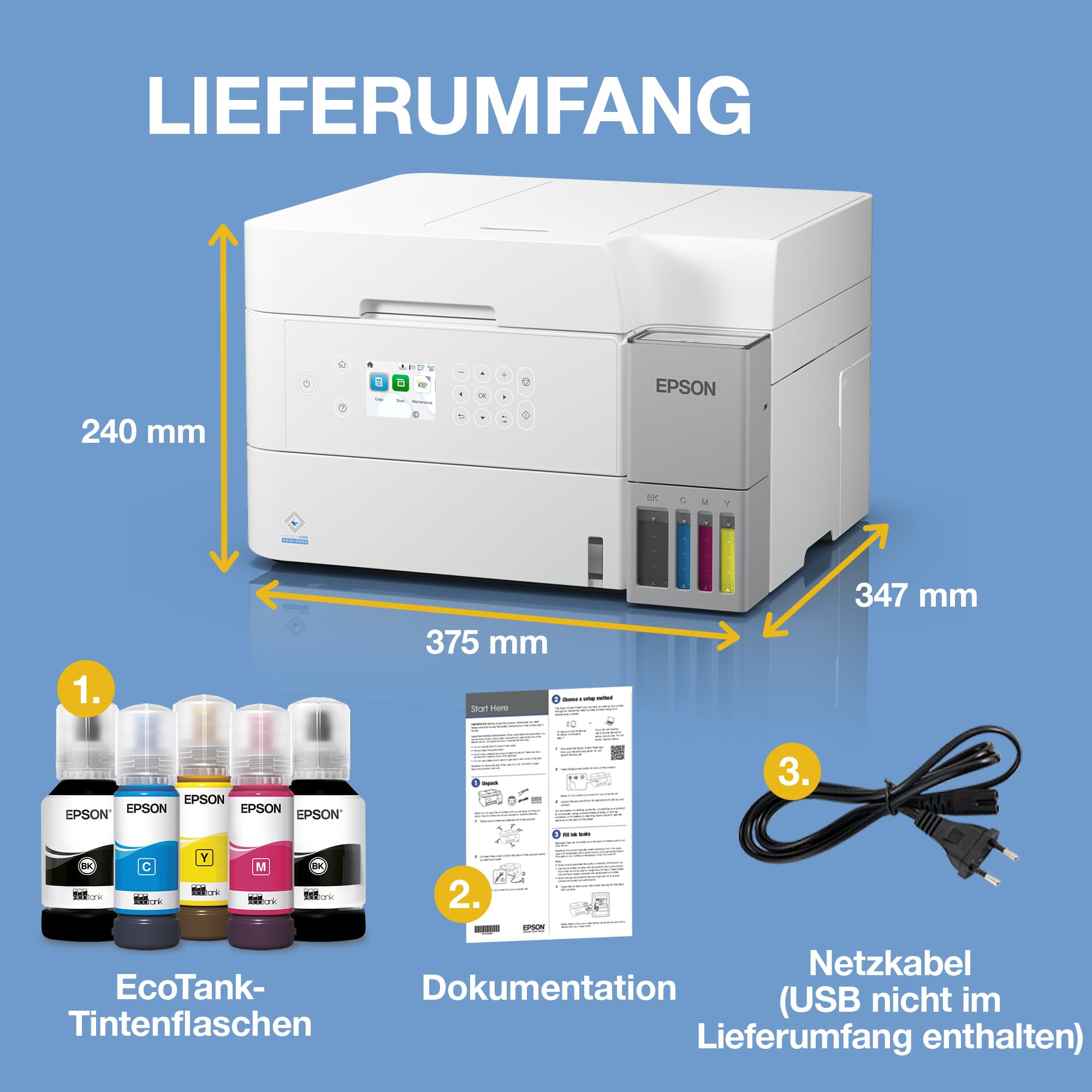 Epson EcoTank ET-3956 Tintentankdrucker – Bild 6