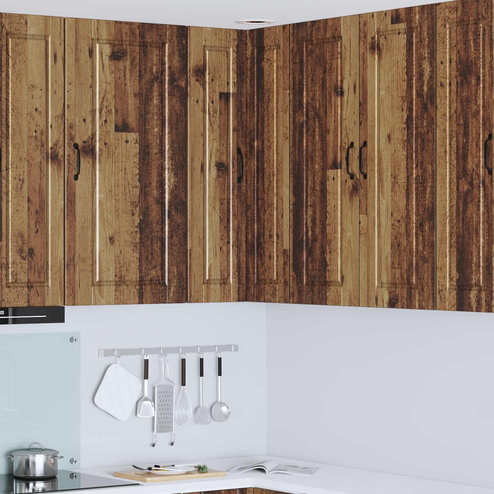 Armadio angolare da parete Porto, 57 x 57 x 100 cm, in legno
