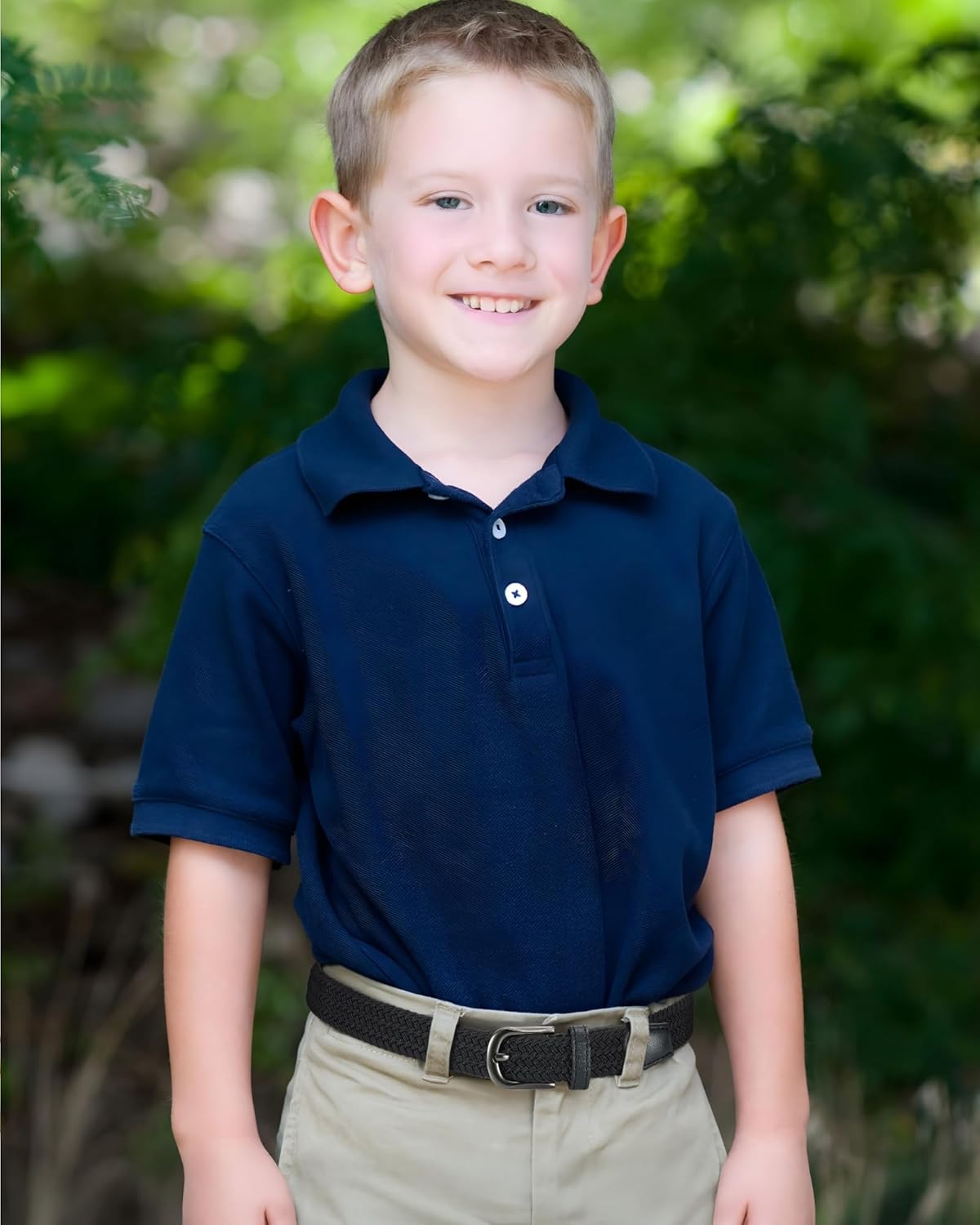 CHAOREN Braided Boys Belt, 1" Stretch Youth Baseball Belt, For Golf And Casual Wear - Image 3