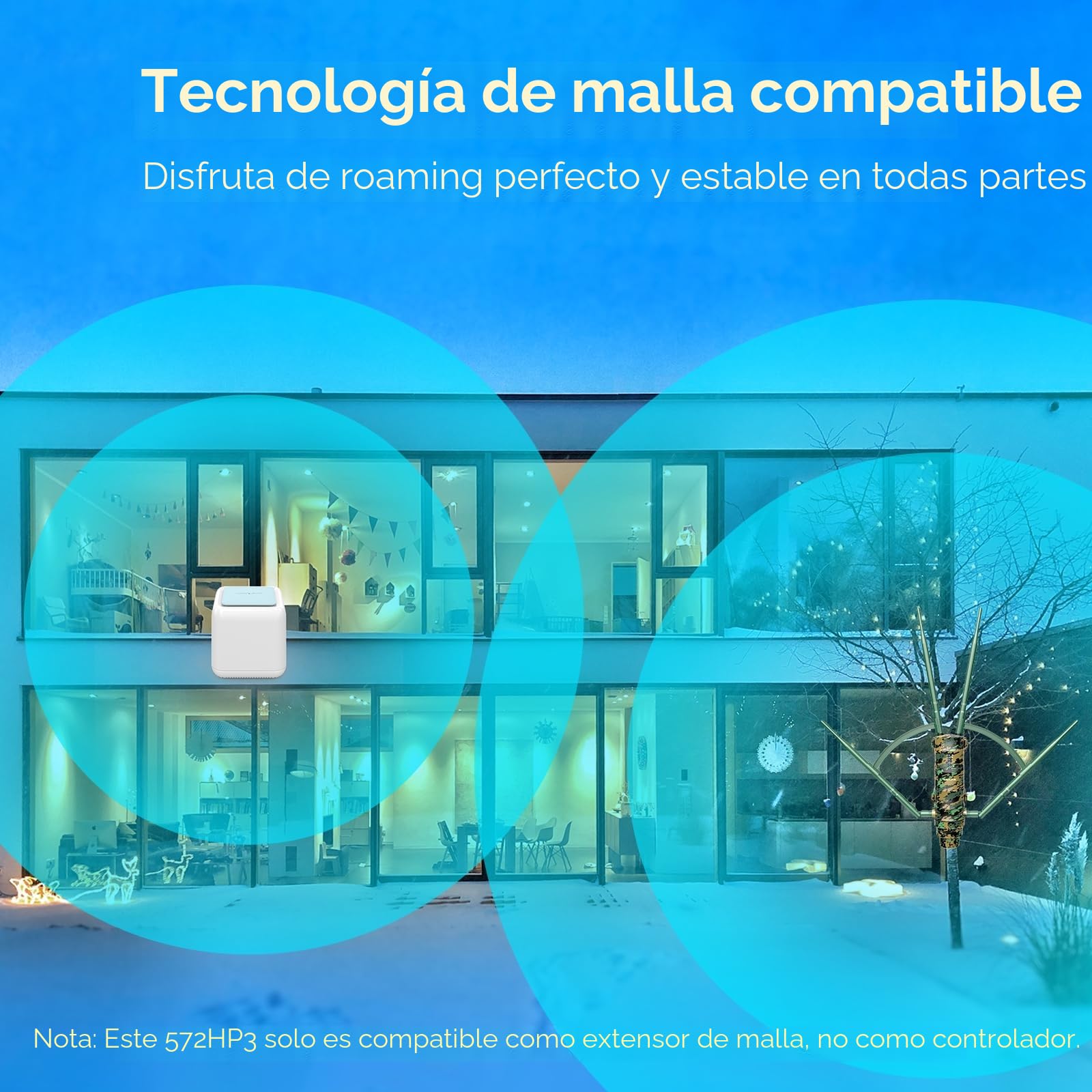 WAVLINK AC1200 Punto de Acceso Inalámbrico de Largo Alcance, Resistente a la Intemperie con Alimentación PoE Exterior, 2 Puertos Gigabit, Soporta Modos Router/Ap/Repetidor para Garaje, Camping, RV