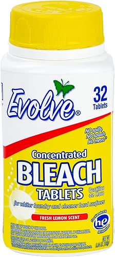 Evolve Tabletas de blanqueador concentradas 1 a 32 quilates lavanda de verano
