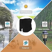 Vista 3 de Cubierta para cinta de correr, plegables, 46 x 38 x 66 pulgadas, con cordón, impermeable, a prueba de polvo, plegable, ideal para uso en interiores