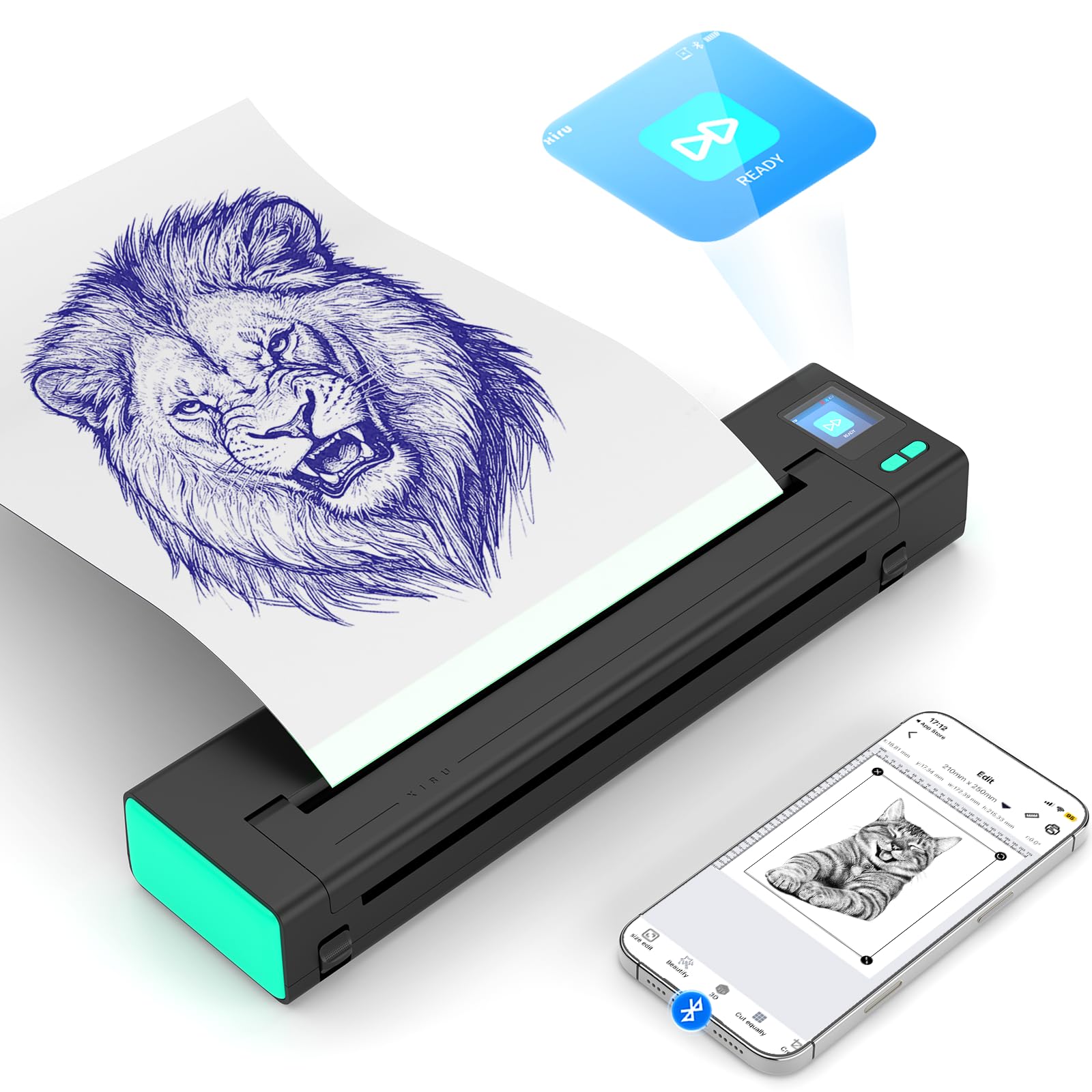 Amazon.com: XR3 Tattoo Stencil Printer, Tattoo Printer with LED