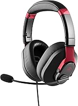 Austrian Audio PG16 Pro Gaming Headset with Microphone (Foldable Gaming Accessories, High Resolution Sound, Memory Foam Ear Pads for Optimal, Detachable 1.4m Cable), Black/Red, One Size