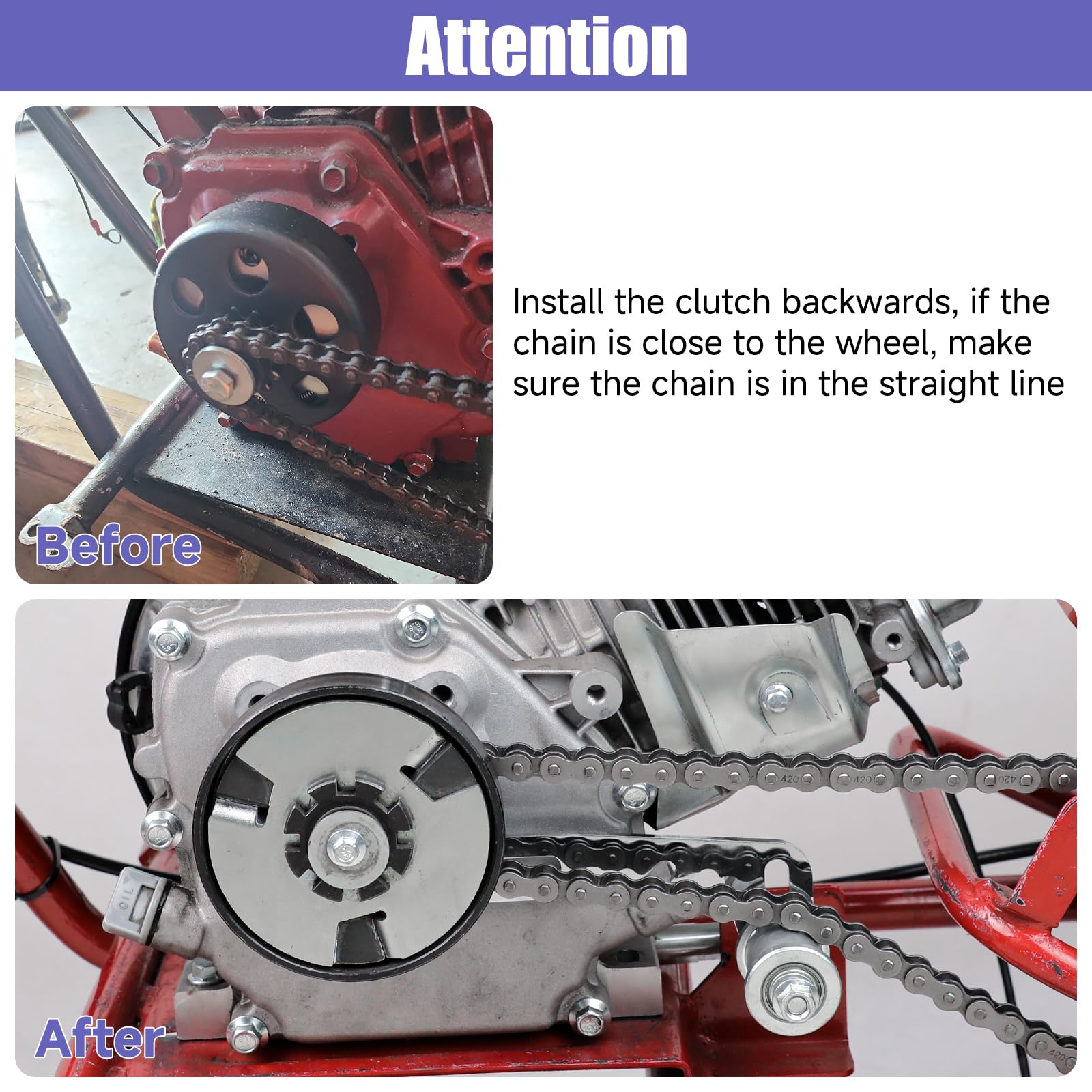 ZUDKSUY Chain Tensioner With 1-3/4" Roller Suitable For Coleman Powersports BT200X Suitable For - View #6