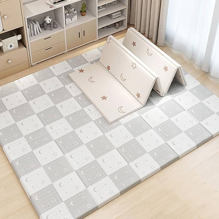 ベビープレイマット 折り畳み 180x160x2cm リバーシブル XPE素材 Amazon.co.jp: ベビープレイマット 折り畳み 180x160x2cm 大きい