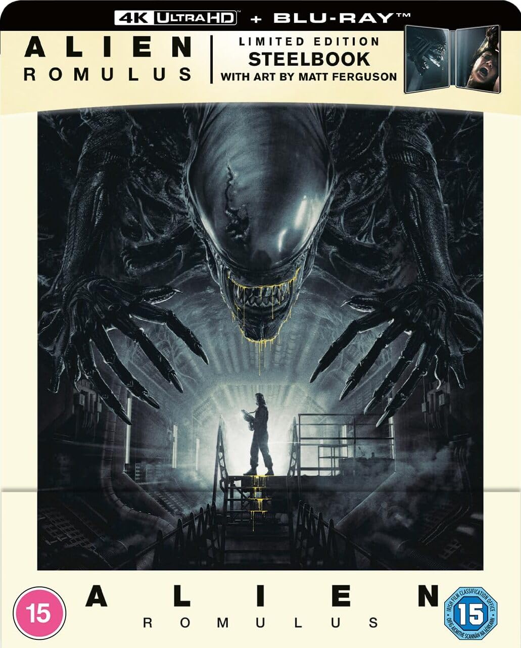 Alien: Romulus (SteelBook / Limited Edition) [Art by Matt Ferguson] [4K UHD + Blu-ray] [Region Free]