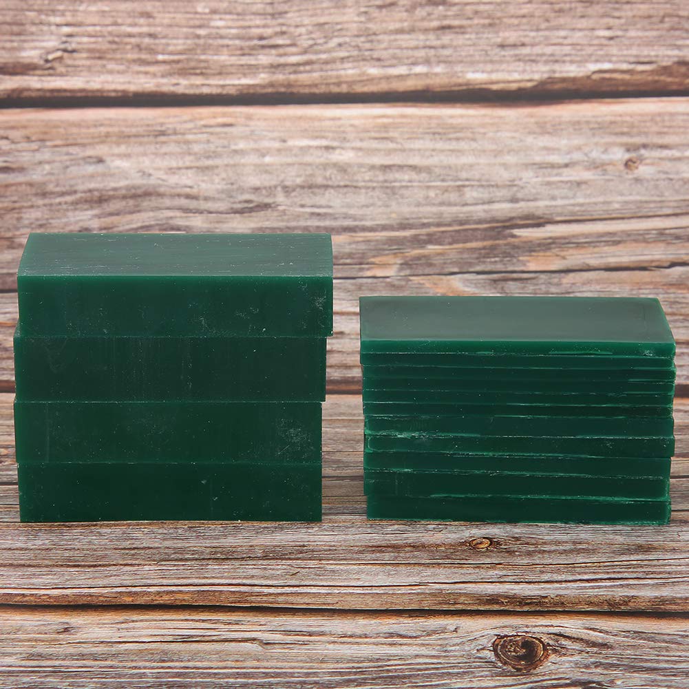 Cera para Tallar Profesional para la Fabricación de joyas: Cera de Modelado Verde para Grabar y Esculpir