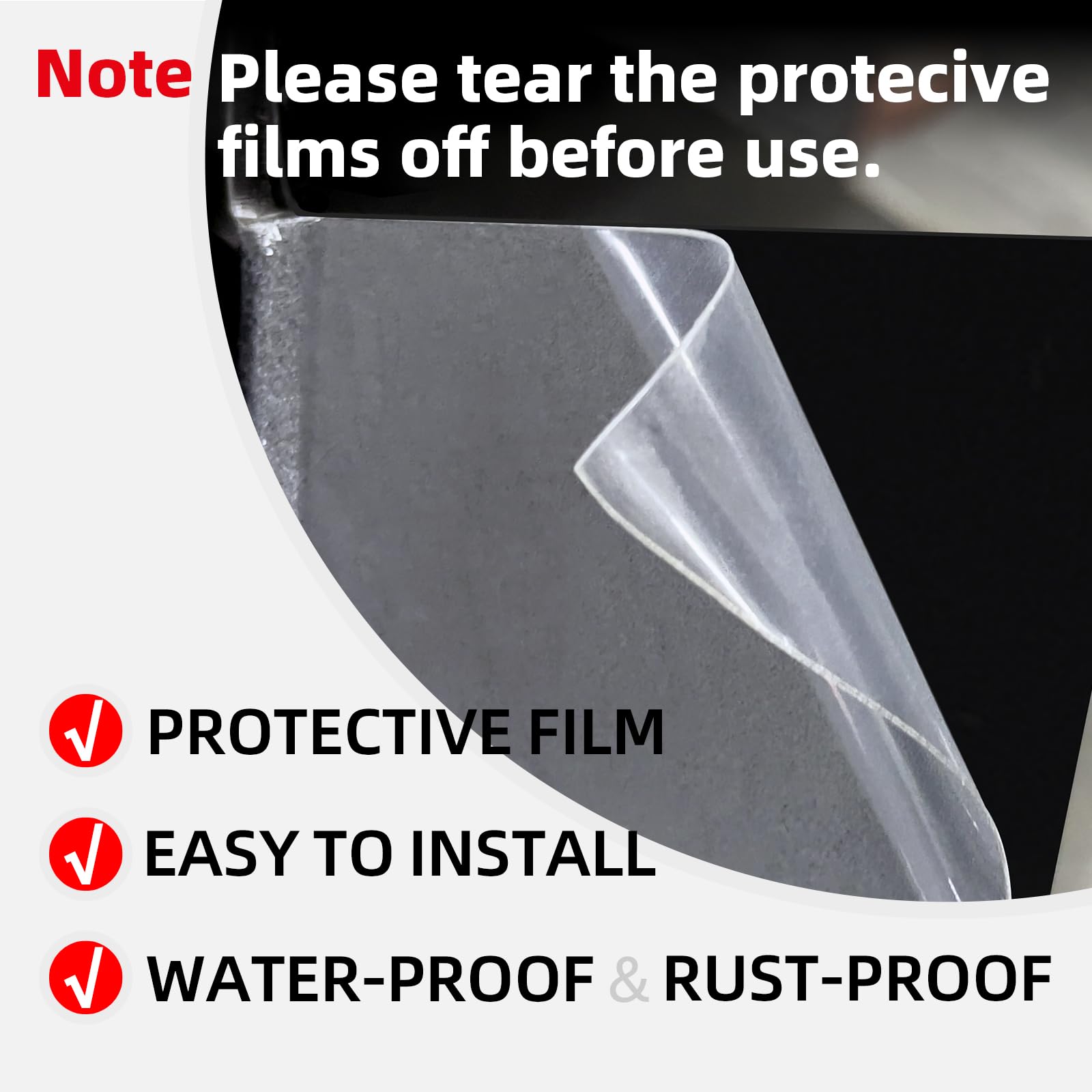 SINNNBLE Acrylic Shower Wall Razor Holder Organizer for Men's Double Edge Safety Razor & Shaving Brush (Black)