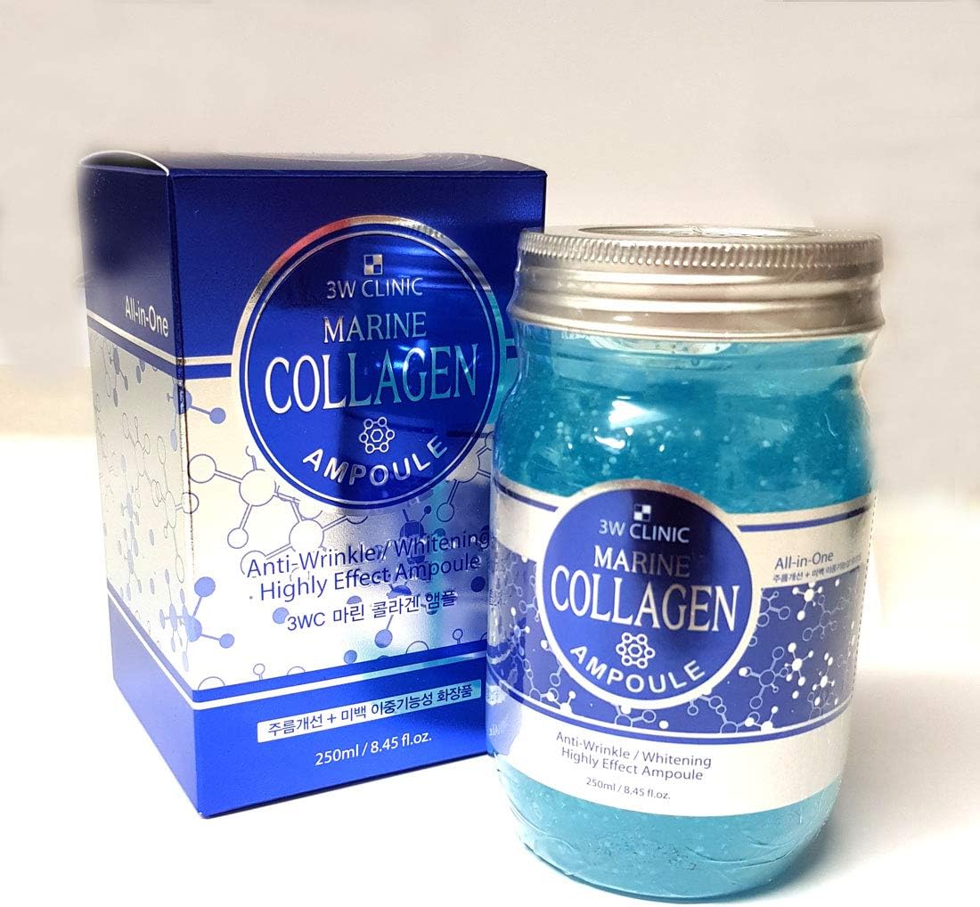 [3W CLINIC] Marine Collagen Ampoules 250ml / Wrinkle Remedy / Korean cosmetics