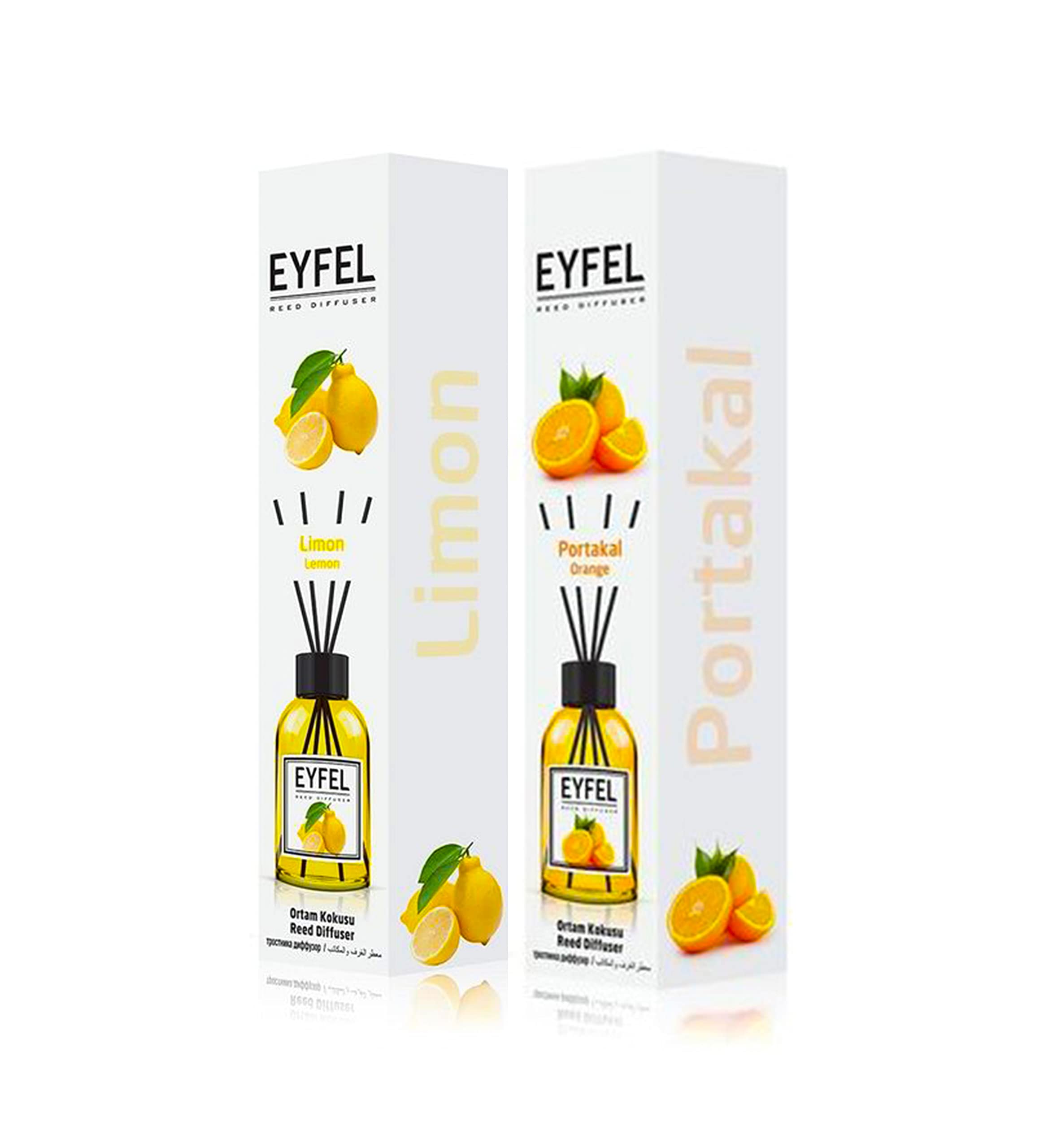 EYFEL REED DIFFUSER - LEMON & ORANGE COMB0 120ML