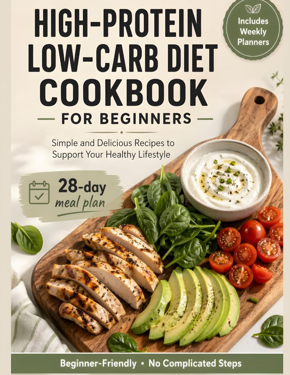 High-Protein, Low-Carb Diet Cookbook for Beginners: Simple and Delicious Recipes to Support Your Healthy Lifestyle
