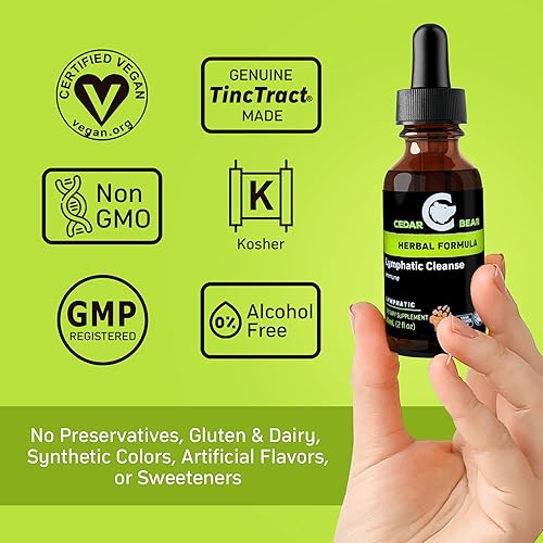 Miniatura 8 de La limpieza linfática es una fórmula que mejora el sistema inmunológico que apoya la limpieza del sistema linfático de 2 onzas líquidas