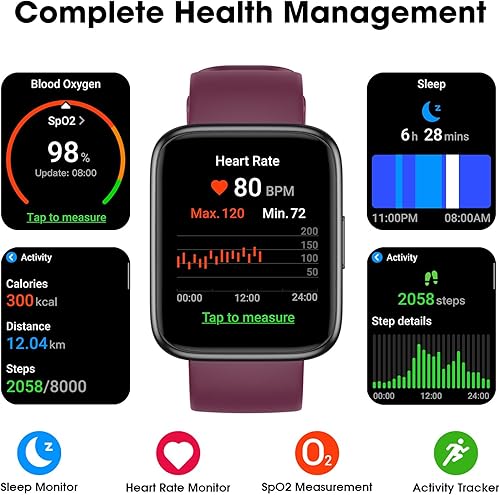 Miniatura 6 de Reloj podómetro, apto para personas mayores, no requiere aplicaciónteléfono, reloj de seguimiento de fitness impermeable con contador de pasos,