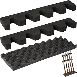 OCQOTAT Gun Rack for Gun Storage, Gun Safe Accessory for Rifles and Shotguns, Gun Holder in Gun Cabinet, Shotgun Rifle Res...