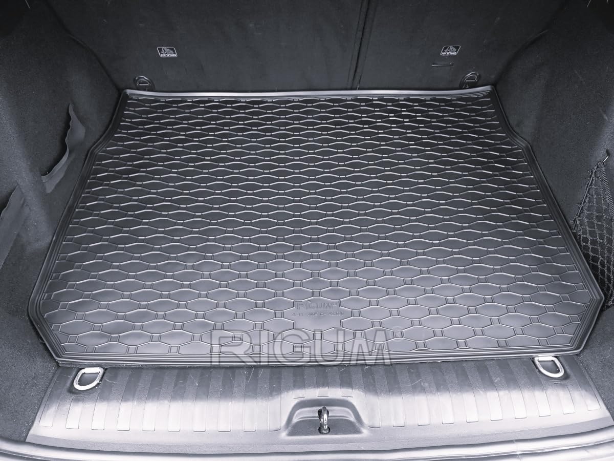 Passgenaue Kofferraumwanne und Gummifußmatten geeignet für Peugeot 2008 ab 2013 + Gurtschoner