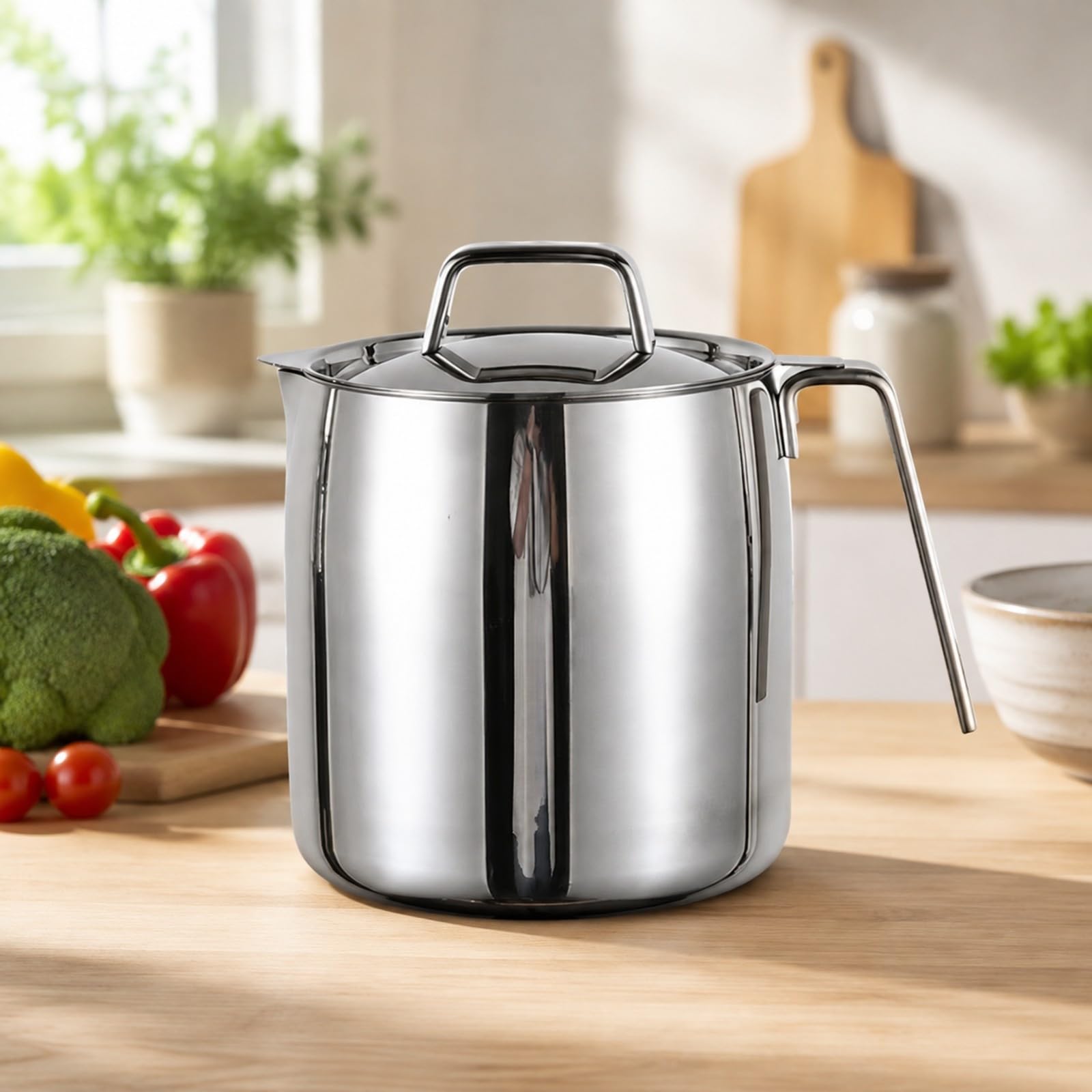 Bidon d’ Cuisine Inox, Miroir 2.0L