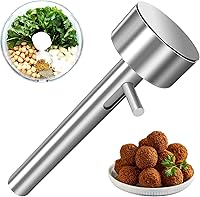 Arazooyi Stainless Steel Falafel Scoop - Professional Non-Sticky Falafel Maker Mold & Meatball Tool | Food-Safe, Easy-Clean