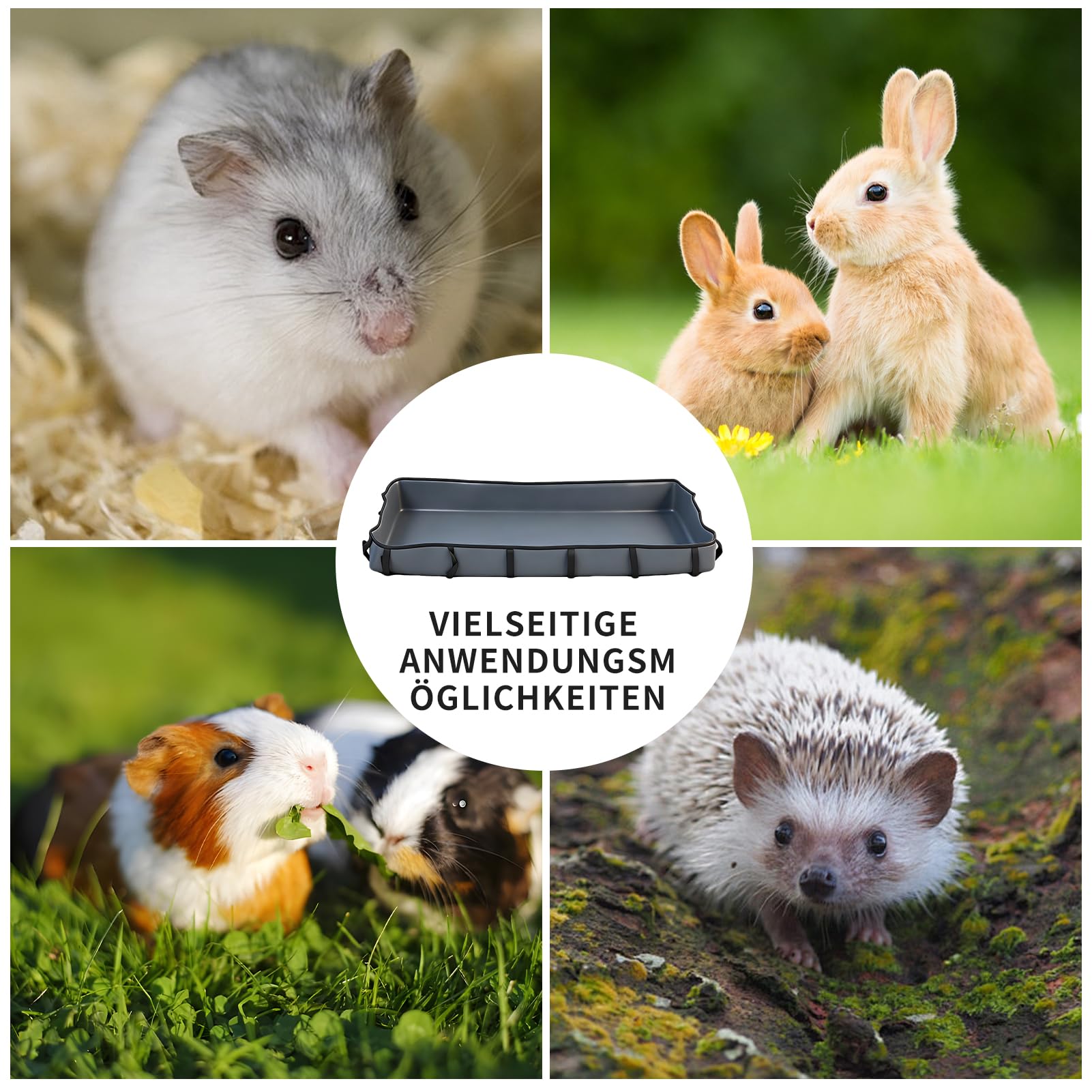 Inserto per gabbia per porcellini d'India, impermeabile, riutilizzabile, lavabile, per piccoli animali