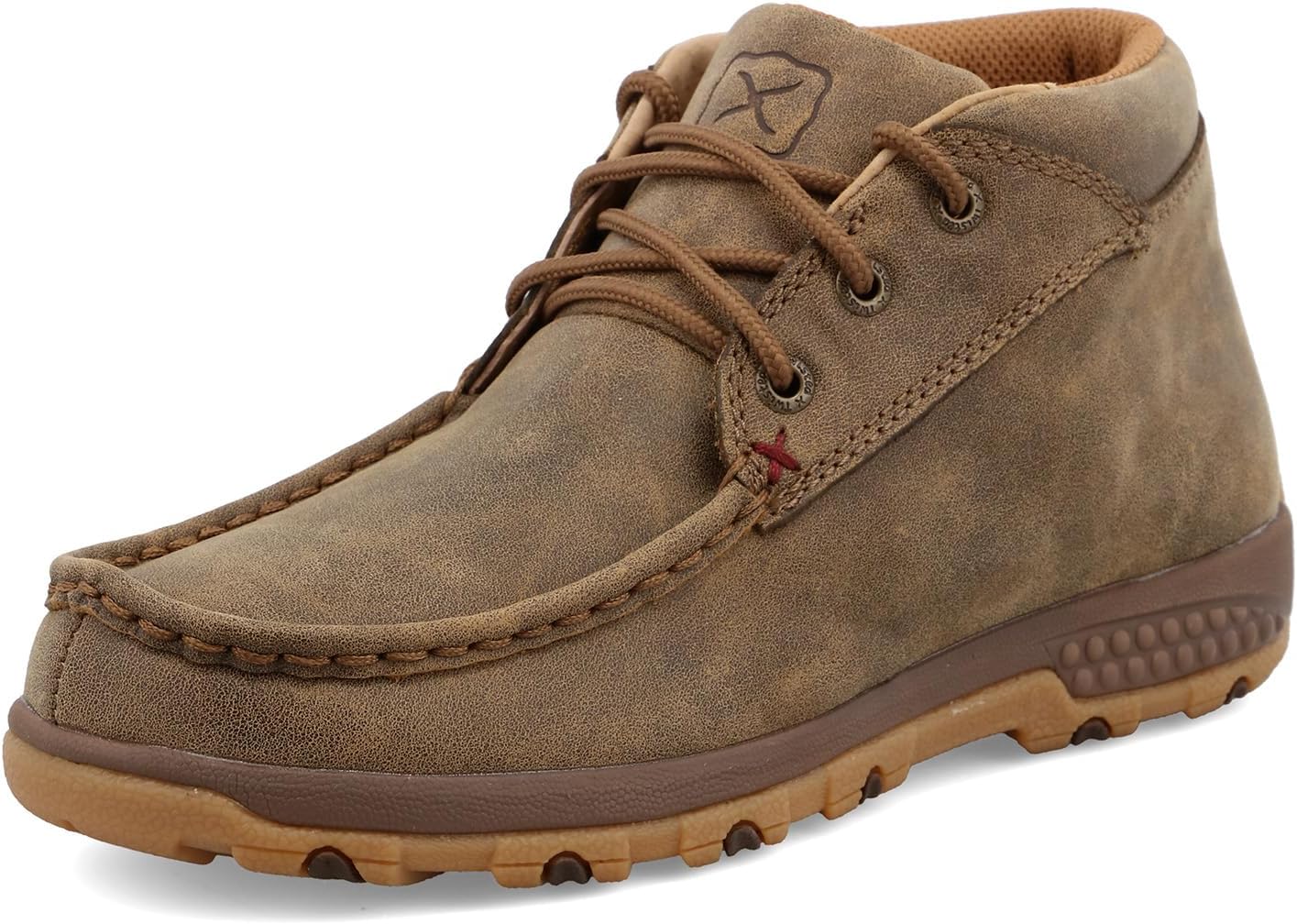 Twisted X Women's Chukka Driving Moc with CellStretch, Bomber, 7.5(M)