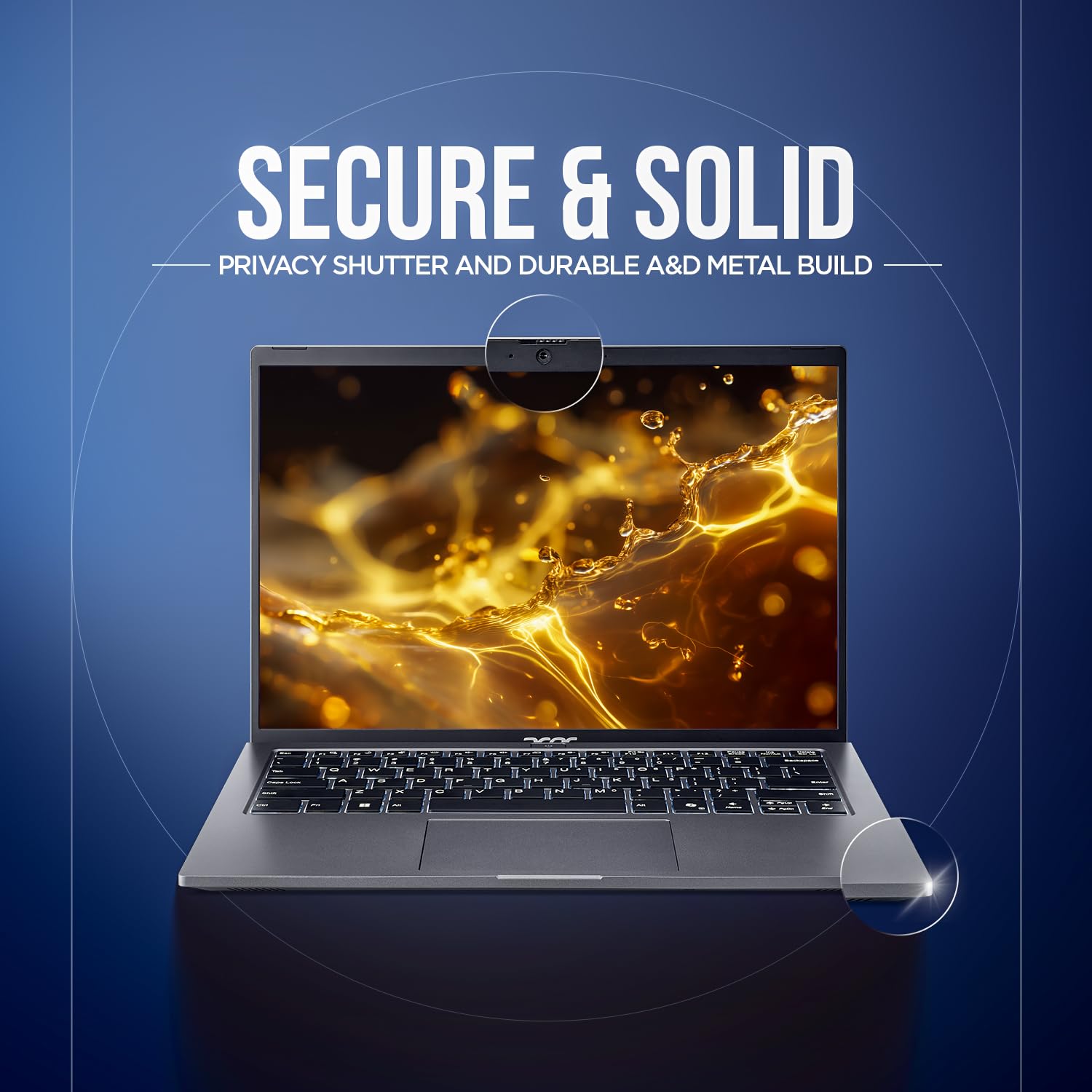 acer Aspire Go 14, Intel Core Ultra 5 125H (14th Gen),16GB DDR5 RAM/512GB SSD, WUXGA IPS, 14.0"/35.56 cm, Win 11, MS Office, Steel Gray, 1.5 kg, AG14-71M,Backlit Keyboard, AI Powered Premium Laptop 34