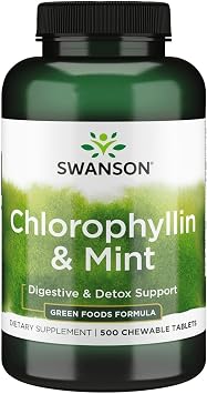 Swanson Chlorophyllin & Mint 500 Chwbls