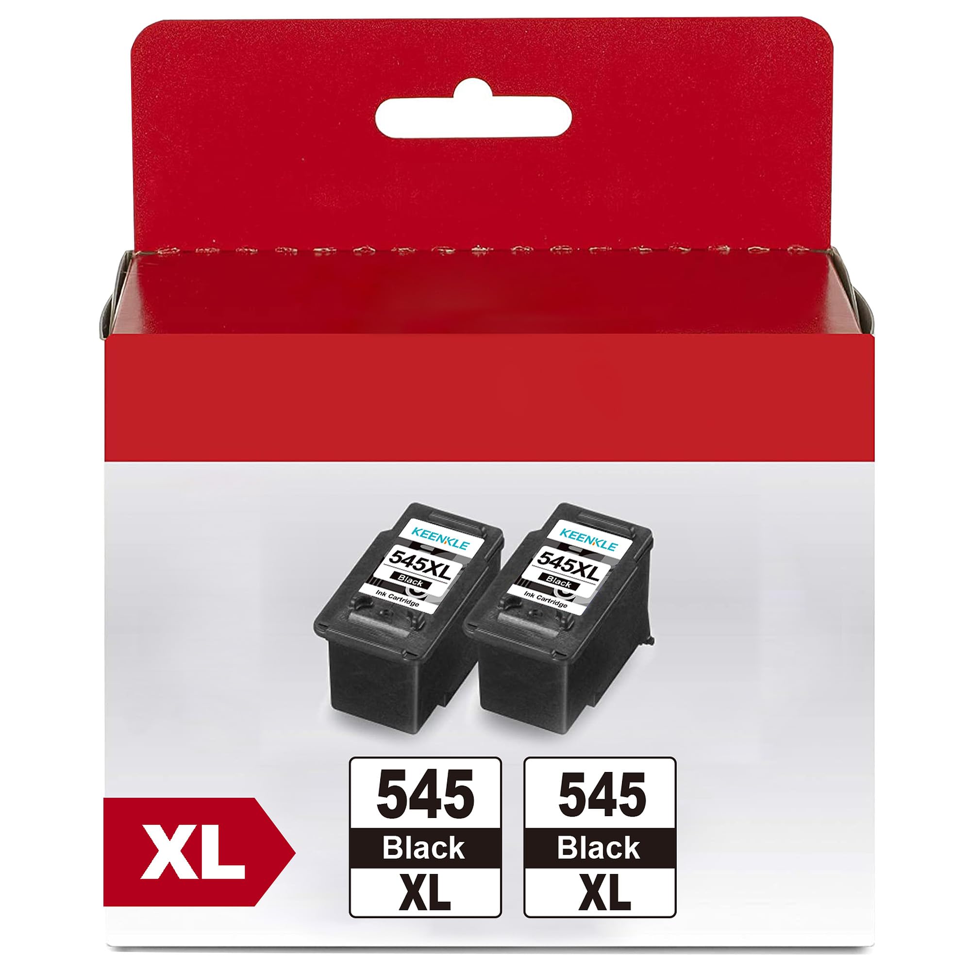 PG-545XL 545 XL Schwarz Druckerpatronen für Canon PG 545 XL 545XL, für Canon Pixma TS3450 MG2550S MG2555S TR4550 TR4551 TS3150 TS3151 MG2950 MG3050 MX490 MX495 iP2850 MG2450 MG3053 Druckers (2er-Pack)