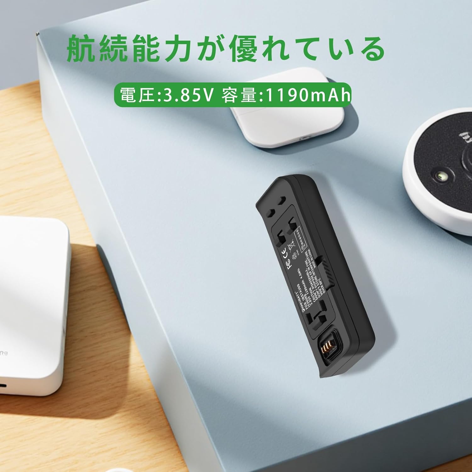 【HAKUBATT ハクバット】 Insta360対応IS360RB(2個セット) 互換 USB 充電器 互換 バッテリー Inst