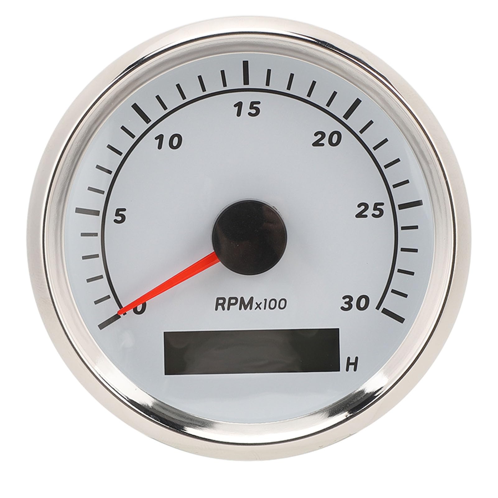 Tacómetro para Barcos 85 Mm IP67 Bisel de Acero Inoxidable 316L