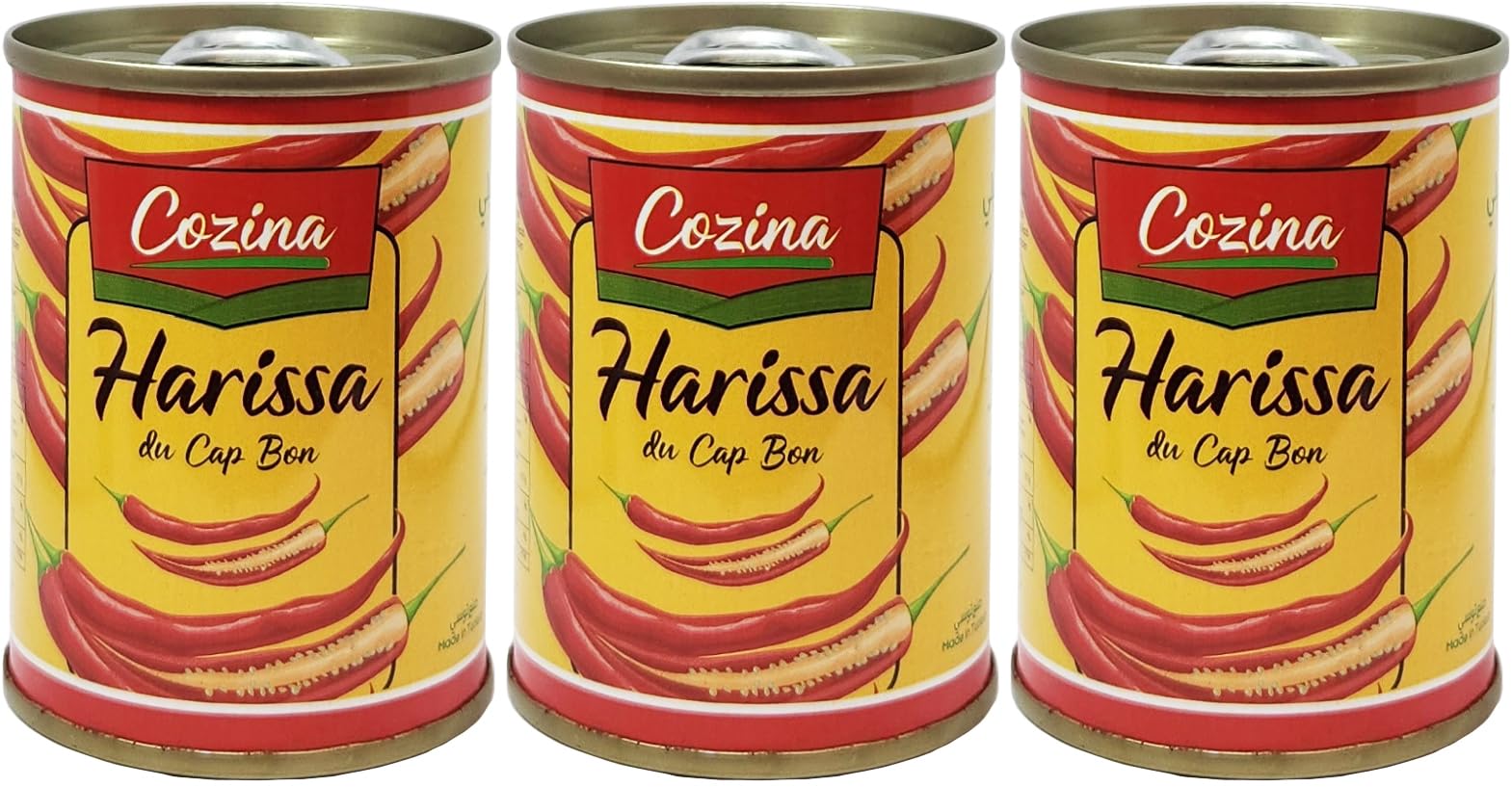 Cozina Harissa Chilli Paste 3x135g